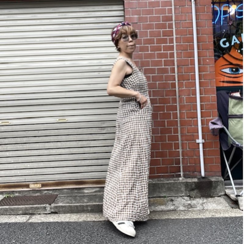 USED] RHC ギンガムチェック ノースリーブ ワンピース | garden730
