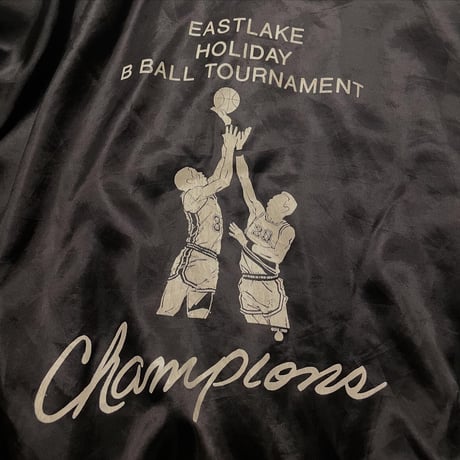 [USED] BASKET BALL 🏀 サテン スタジャン 🖤