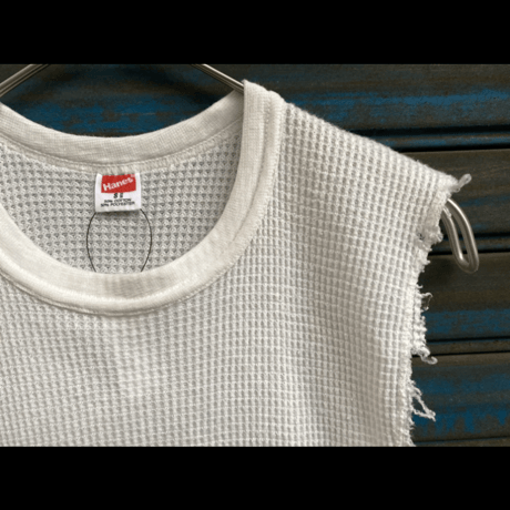 [USED] vintage Hanes CUTOFF サーマル