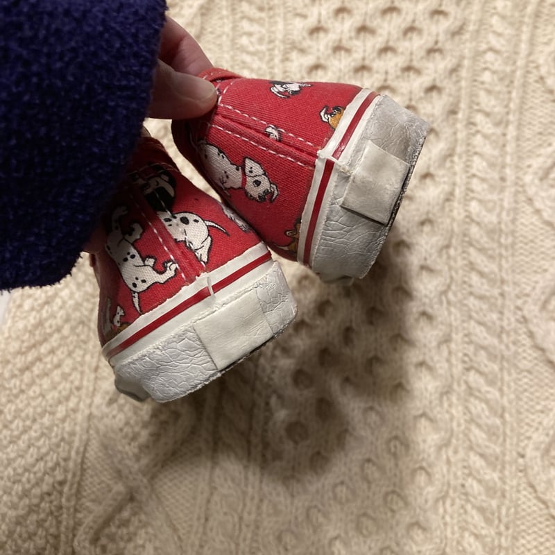 80s, 90's VANS vintage 101匹わんちゃん ビンテージ90's○VANS 101匹わんちゃん総柄オーセンティックsize