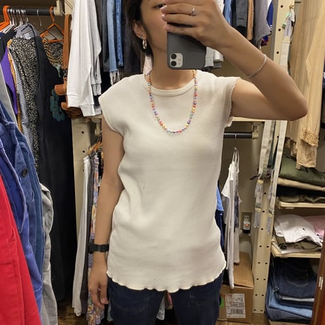 [SELECT] ラムネみたいなハートのビーズnecklace