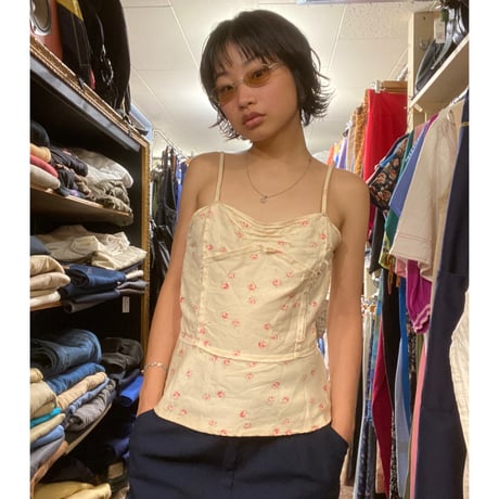[USED]MARNI 花柄キャミトップス