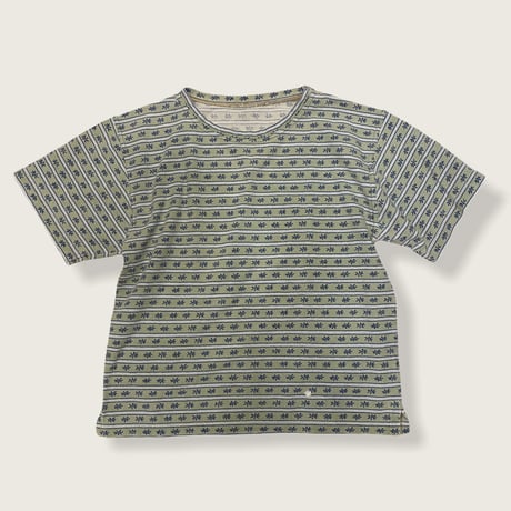 [USED] ジャガード織りボーダーTee💚