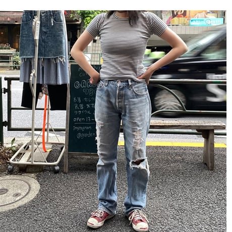[USED]lady's mini tee ハデハデシリーズ🍊