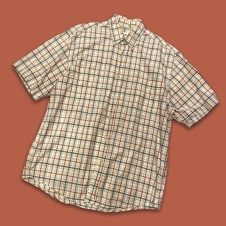 [USED]90‘s "Eddie Bauer" チェックB.Dシャツ