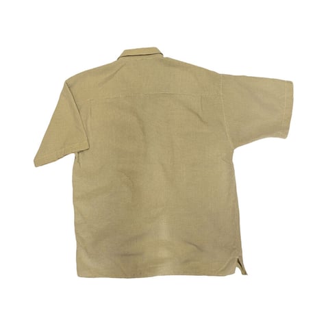[USED] Euro S/S Relax シャツ -BEIGE CHK-