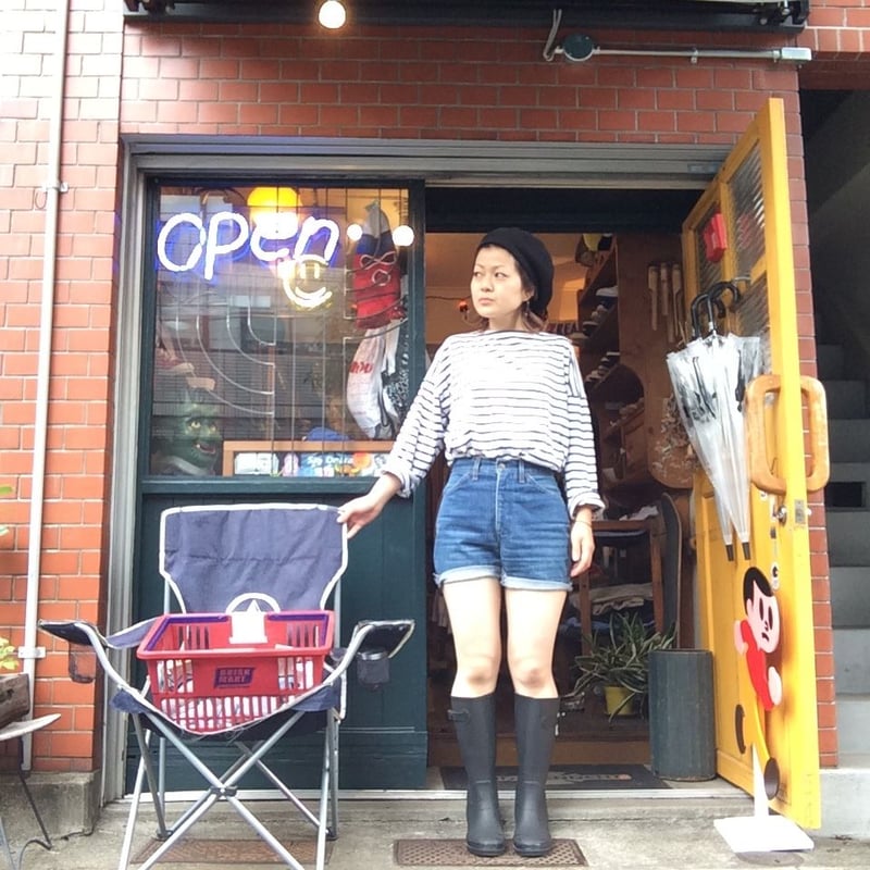 マーク ジェイコブス　ボア付ゴム長靴 USED] MARC JACOBSレインブーツ | garden730