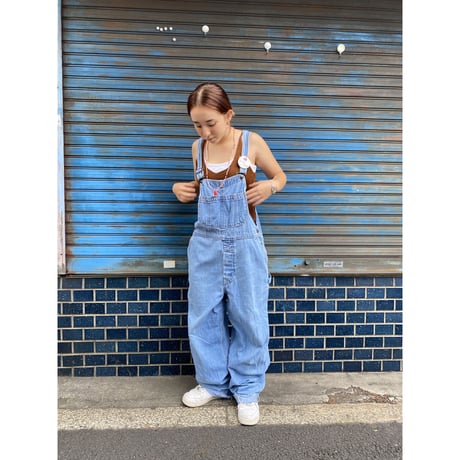 [USED]  LANDS' END DENIM OVERALL