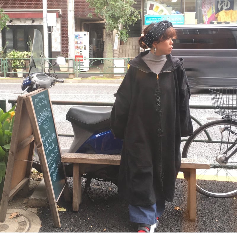 USED ユーロフ古着 紫 コットンコート レイヤードデザイン vintage 80s LANDAV DESIGNS GORE TEX MOUNTAIN PARKA SIZE S - MATIN