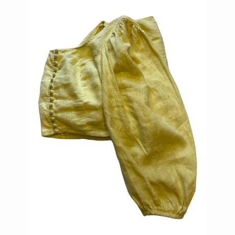 [USED]  リネンバルーンスリーブTOPS