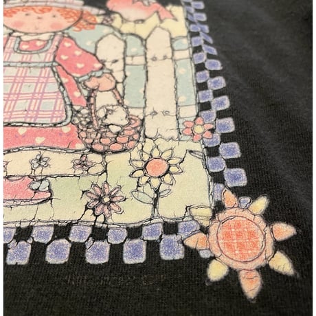 [USED] CUTE🖤 ファンシーBLACK ロンTee