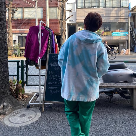 [USED] パステルブルー💓TIE-DYE PARKA