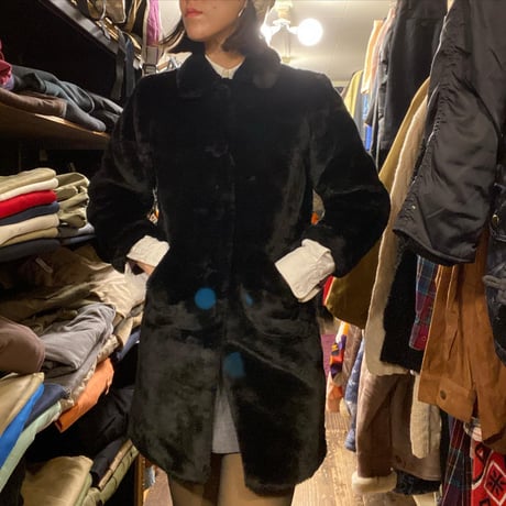 [USED] agnès b. ENFEANT  FAKE ファーコート