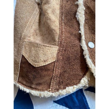 [USED] KIDS♡ SUEDE BOA VEST