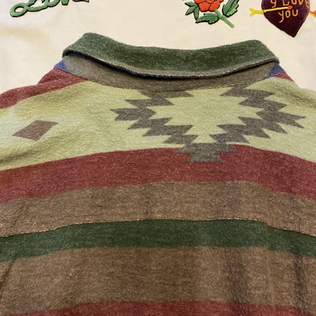[USED] BiG size♡ネイティブ柄 COTTON シャツ