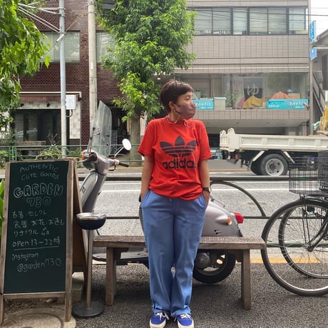 [USED] vintage 80's 両面 adidas Tee