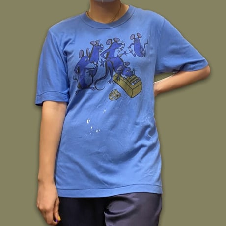 [USED] Euro 🧀ネズミ プリントTee