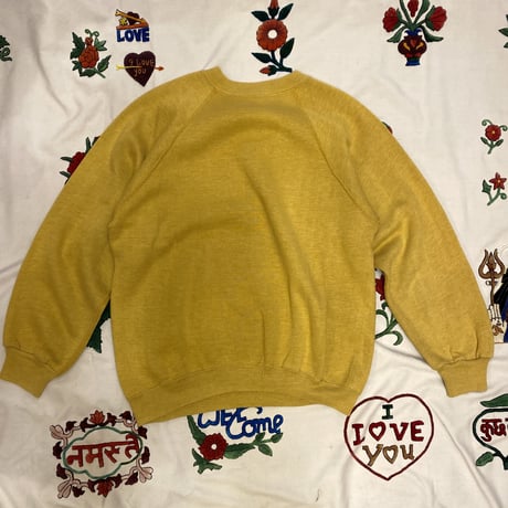 [USED] VINTAGE MUSTARD SWEAT！