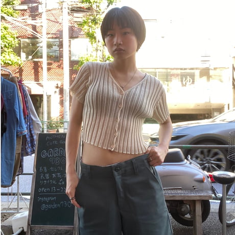 [USED]シースルーVトップス