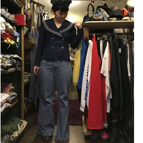 [USED] LINEN♡ セーラー JKT