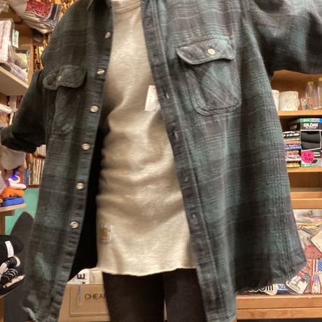 [USED] 渋めGREEN CHECK HEAVYネル
