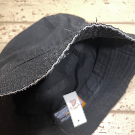 [USED] BLACKバケットHAT カットオフ