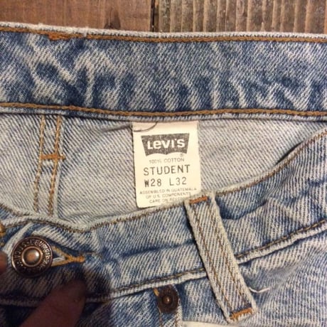 [USED] Levis 550 STUDENT カットオフ