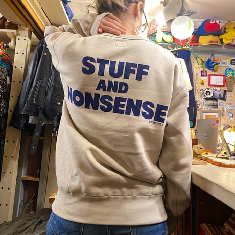 [Naughty] STUFF&NONSENSE HEAVY CREW SWEAT
