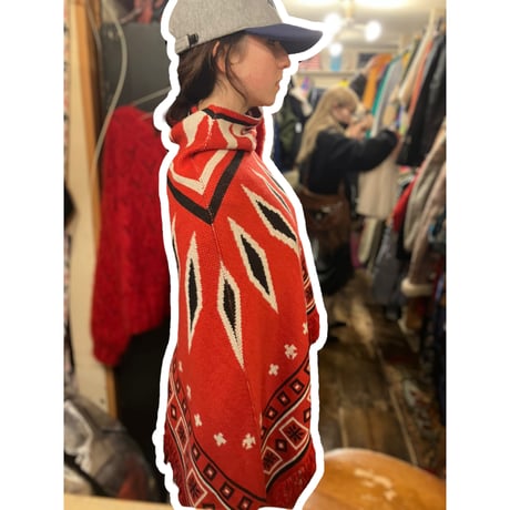 [USED] Knitポンチョ
