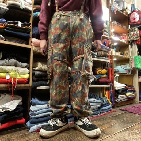 [USED] スイス軍 CAMO柄オーバーオール