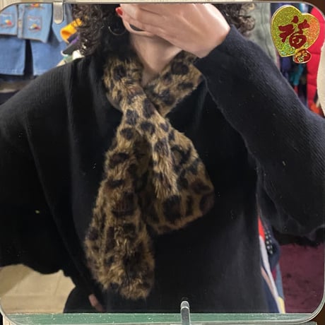 [USED] フェイクファー🐆🤎マフラー