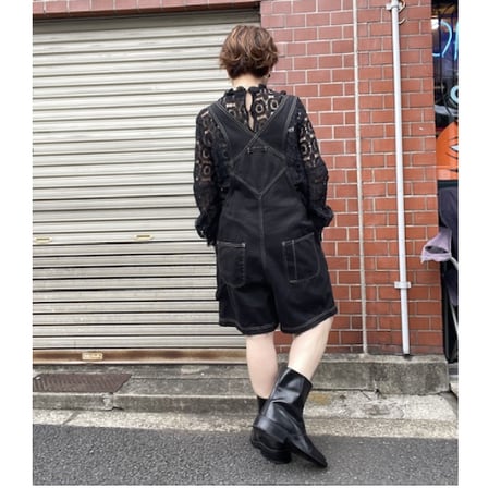 [USED] ”GAP”♡BLACK SHORTオーバーオール