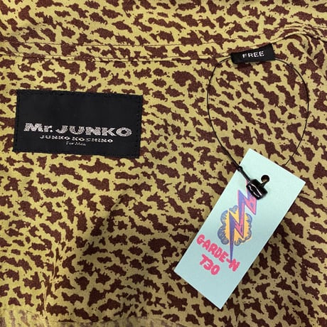 [USED]"Mr.JUNKO" レオパードレーヨンshirts🐆