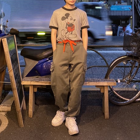 [USED] Mickey リンガー Tee🐭🖤