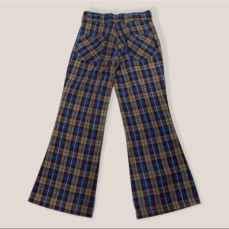 [USED] vintage フレアチェックPANTS