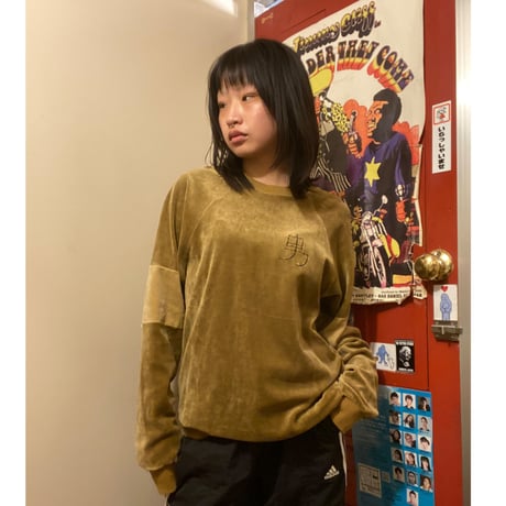 [USED] “男”ベロアスウェット