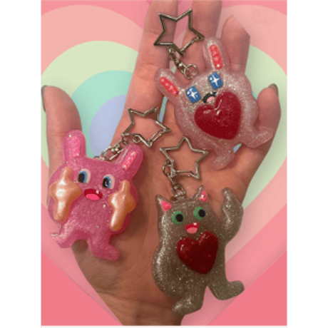 [BENICOTOY] とぅるキラ "⭐︎" キーホルダー