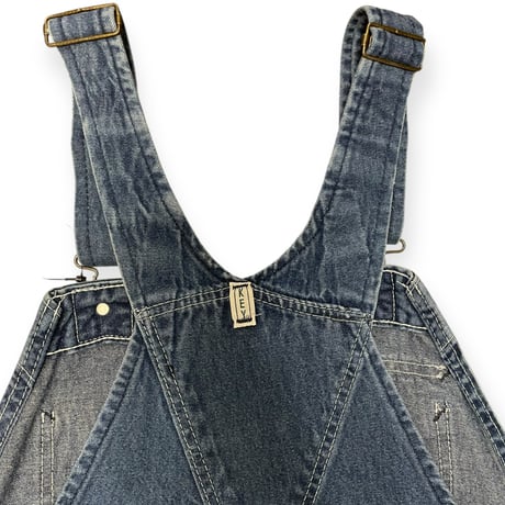 [USED] OLD KEY DENIM Overall  💚