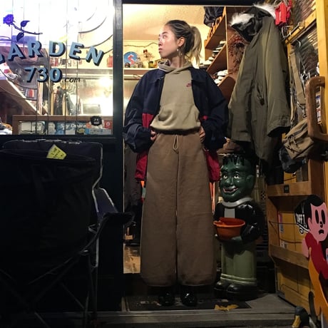 [USED]OLD ZUCCA 変形フリースワイドパンツ