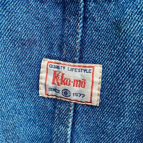 [USED] DENIM カバーオール made in QATAR.