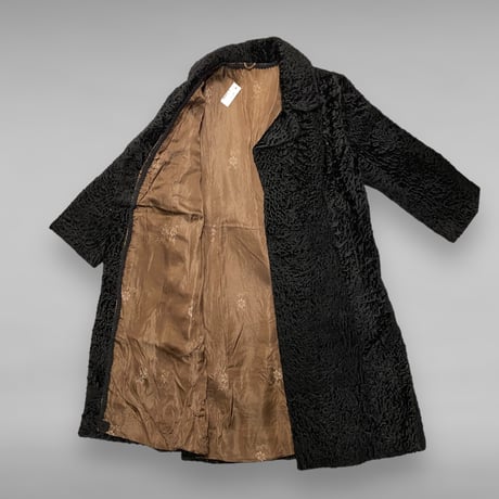 [USED] Vintage! BLACAK アストラカンコート