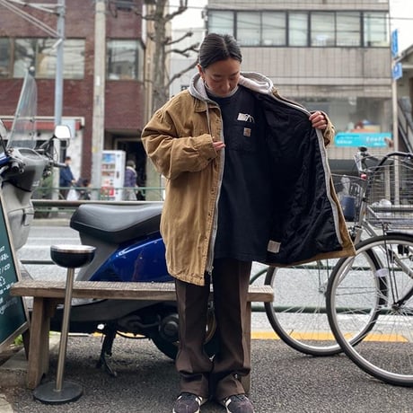 [USED] 2XL Dickies 重ね着風 ダックJKT