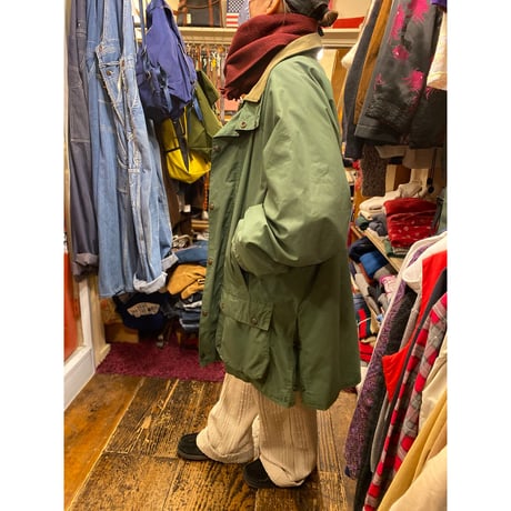 [USED] ハンティングロングコート / MADE IN ENGLAND.