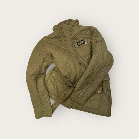 [USED]”Barbour" INTERNATIONAL QUILT KHAKI-14