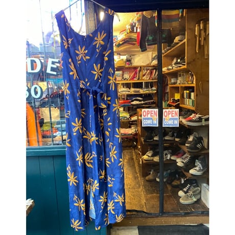 [USED] 花柄レーヨンワンピース