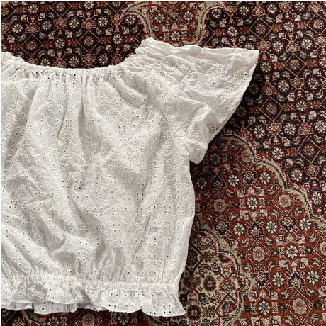 [USED] WHITE cottonチュニック