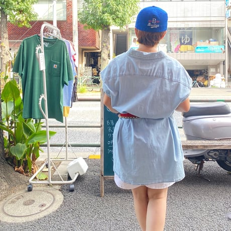 [USED] Wrangler cutoff デニムシャツ 3XL