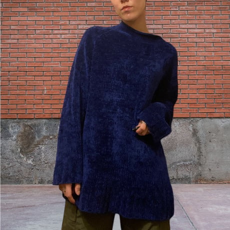 [USED] BLUE BIG アクリルニット 💙