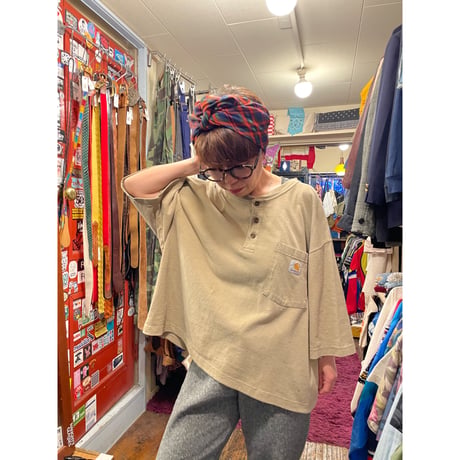[GARDEN-works ]  "Carhartt ヘンリー" SHORT Tee
