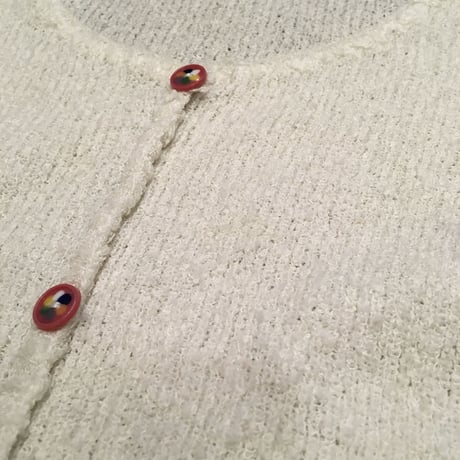 [USED] 半袖ホワイトニット